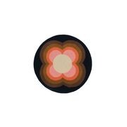 Orla Kiely Sunflower Round Rug - Pink |  100% Wool Designer Floor Rug gallery detail image