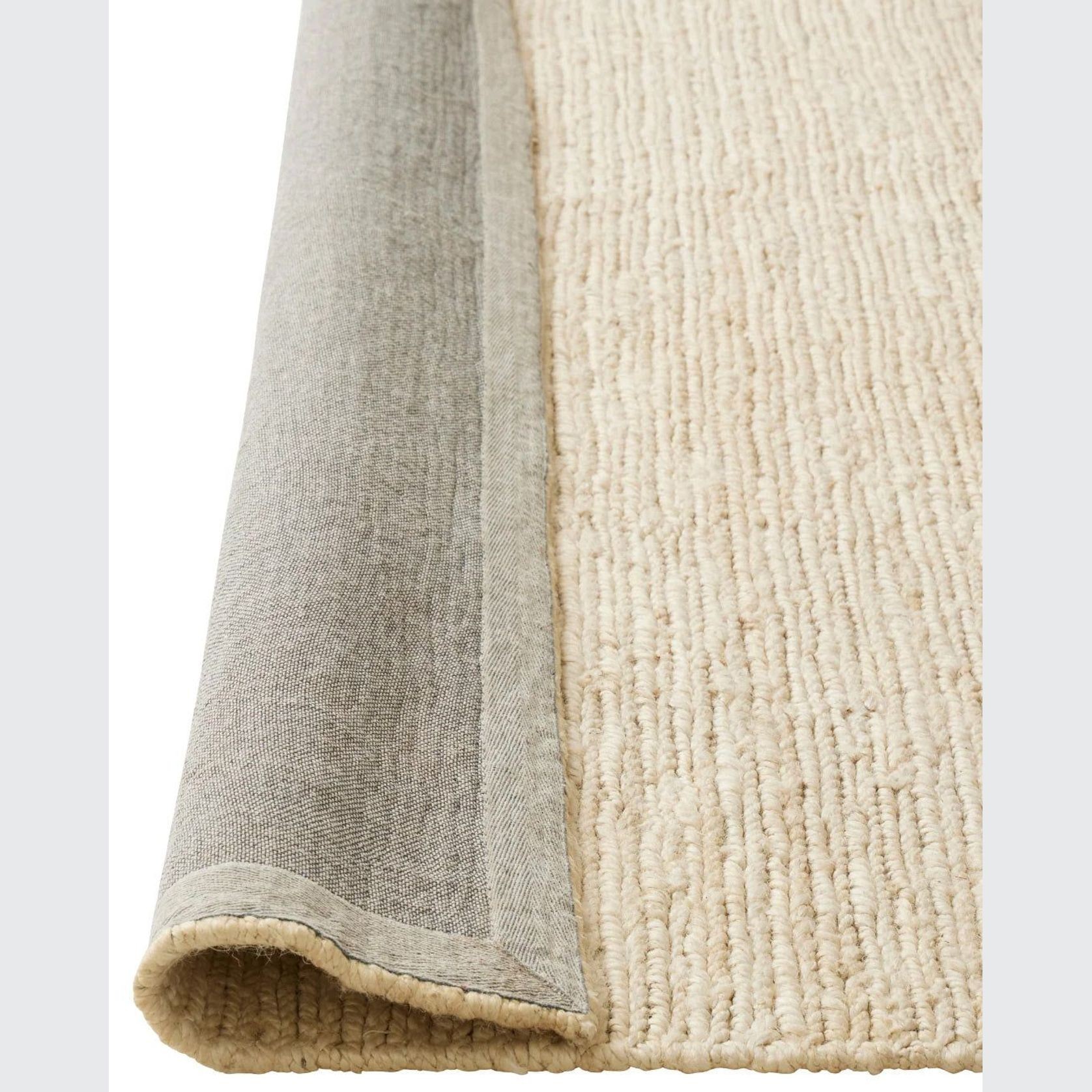 Weave Home Suffolk Rug - Pearl | 100% Jute Floor Rug | 2m x 3m gallery detail image