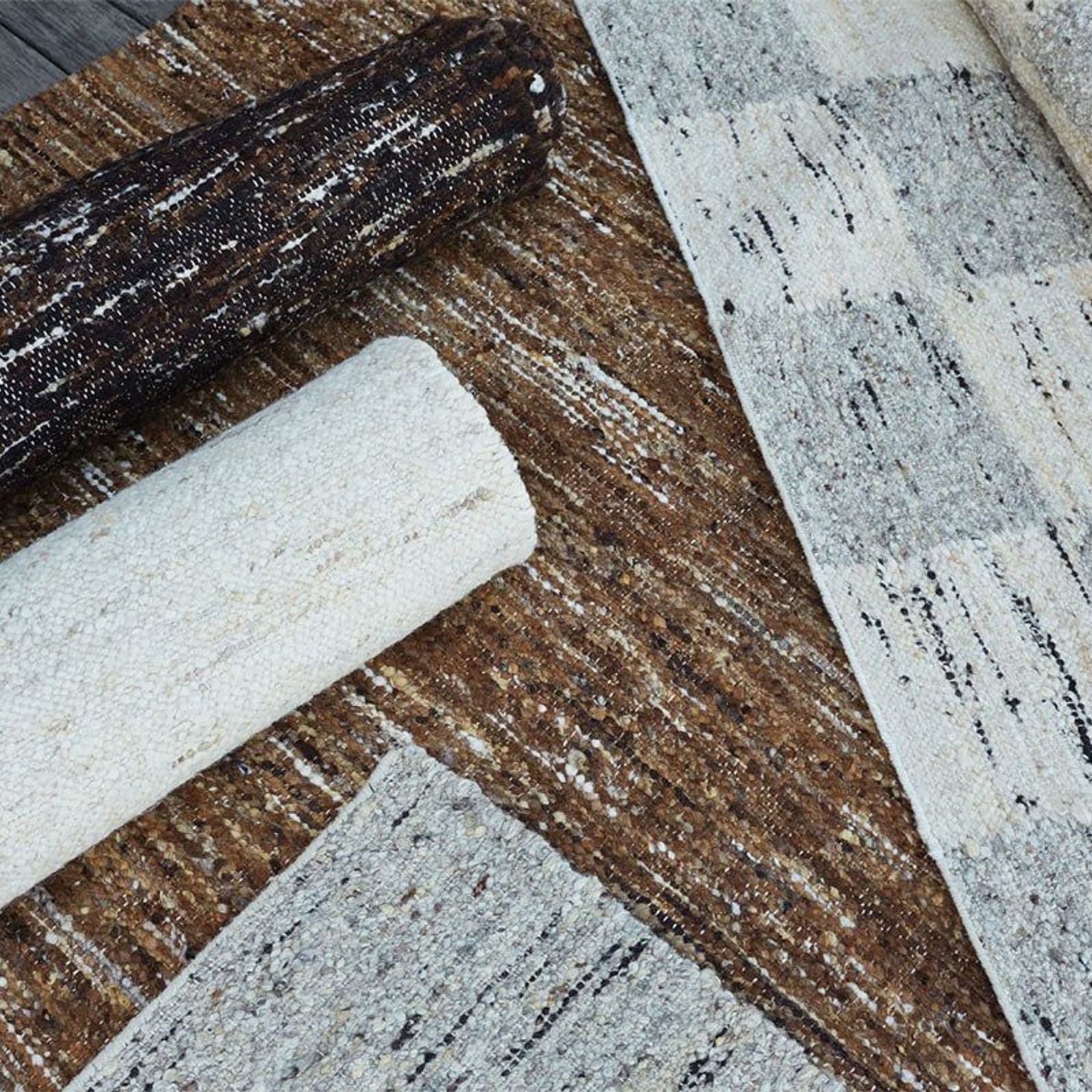 Tribe Home Flint Rug | Natural Undyed 100% Wool Rug gallery detail image