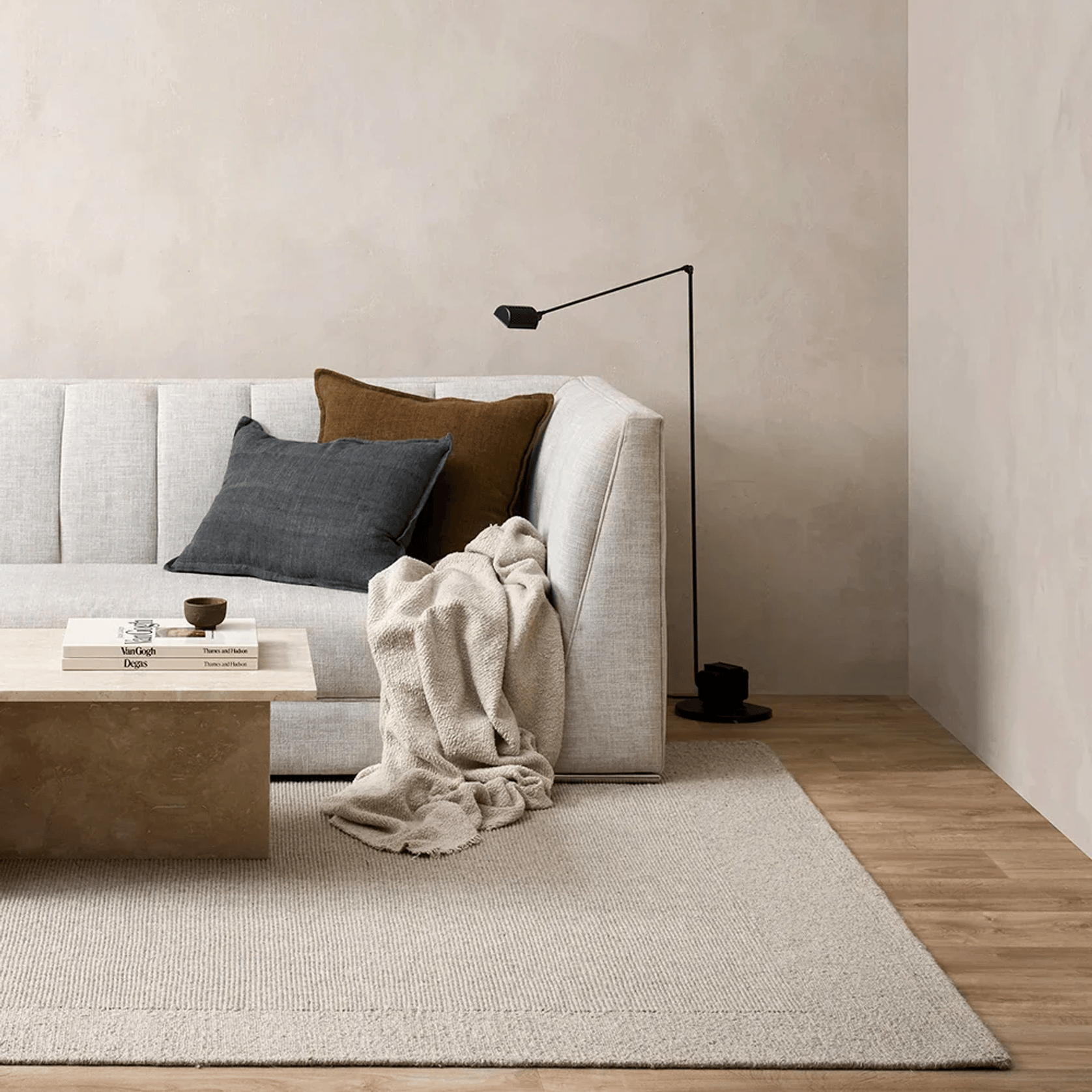 Baya Vermont 100% Wool Rug - Driftwood gallery detail image