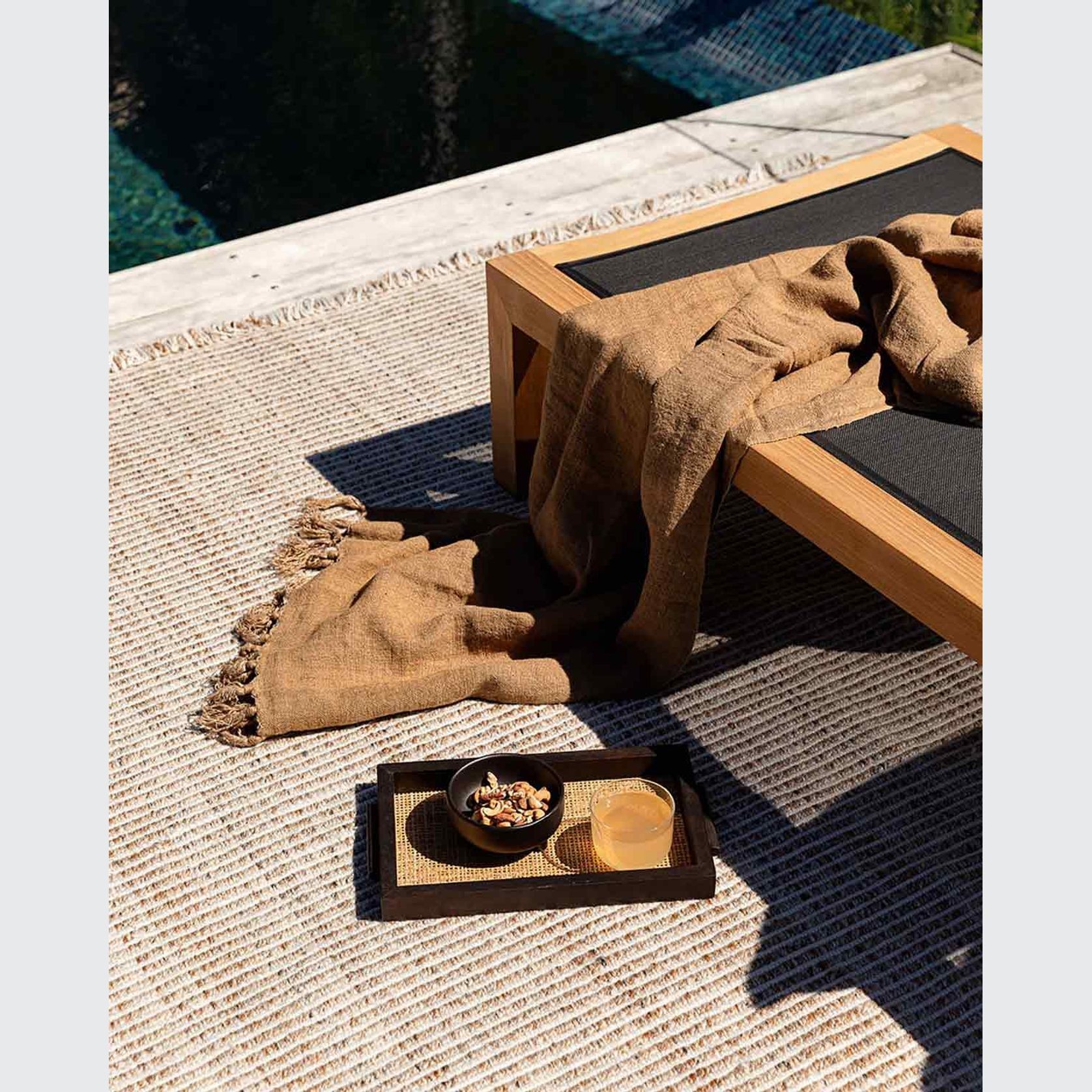 Baya Rhodes Floor Rug - Teak |  Indoor or Outdoor gallery detail image