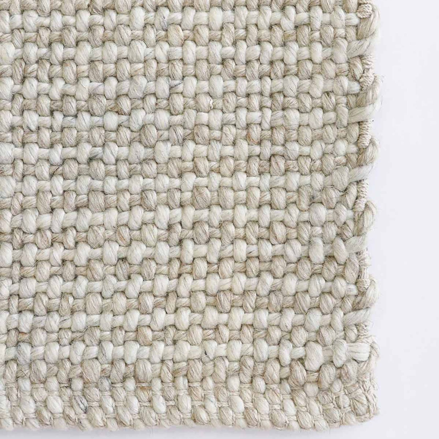 Baya Kansas Handwoven Textured Rug - Oat/Natural gallery detail image