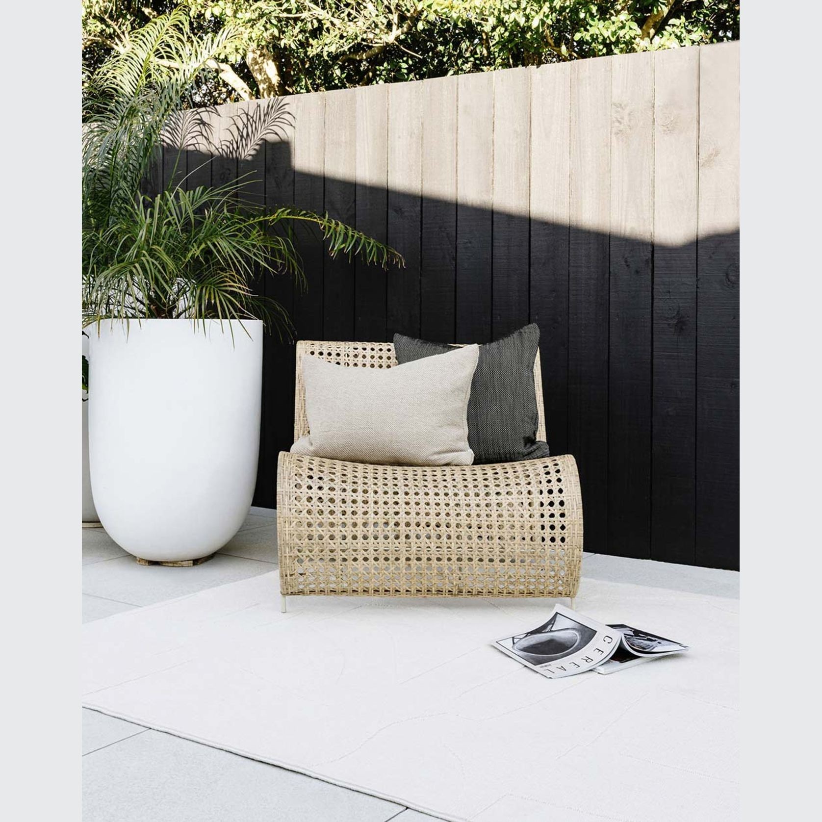 Baya Copacabana Outdoor Rug | Colour Bone gallery detail image