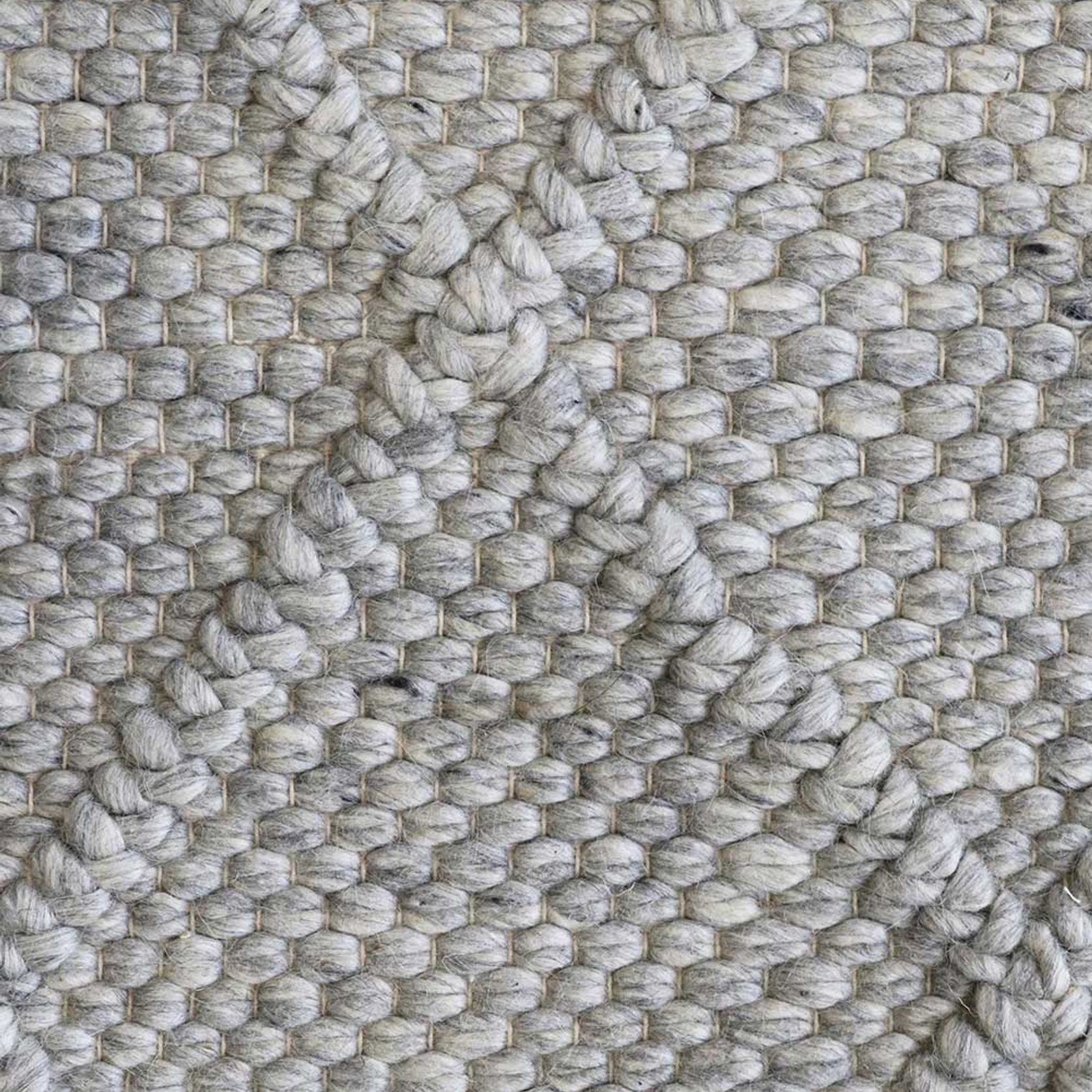 Baya Dakota Handwoven Textured Rug - Silver Birch gallery detail image