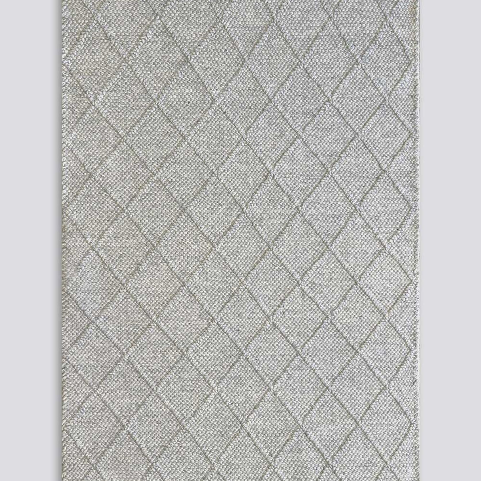 Baya Dakota Handwoven Textured Rug - Silver Birch gallery detail image