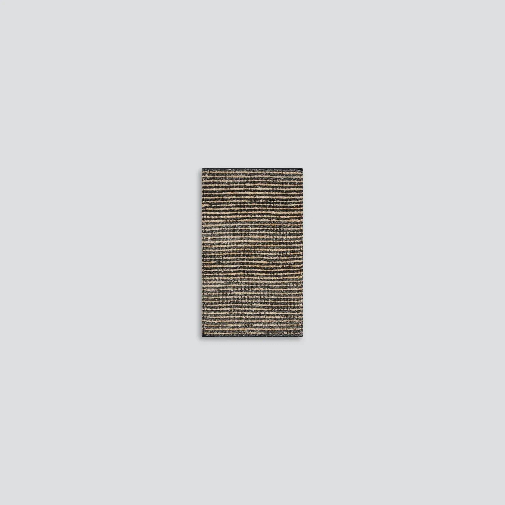 Baya Lima Entrance Mat - Charcoal/Natural | 50% Wool, 50% Jute gallery detail image