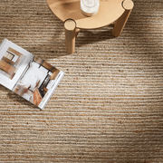 Baya Lima Floor Rug - Sand/Natural | Jute and Wool Blend gallery detail image