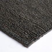 Baya Madagascar 100% Hemp Floor Rug - Licorice gallery detail image