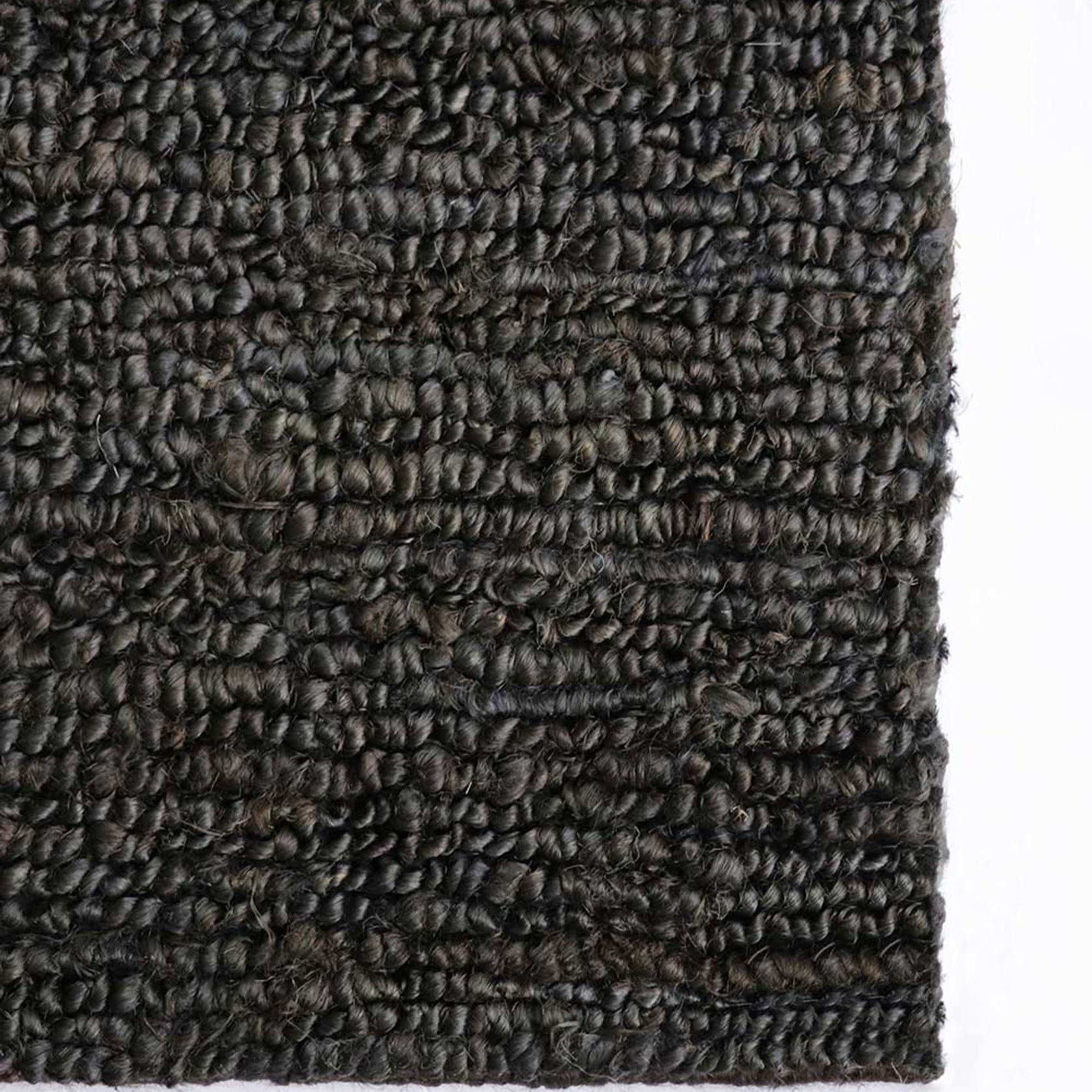 Baya Madagascar 100% Hemp Floor Rug - Licorice gallery detail image