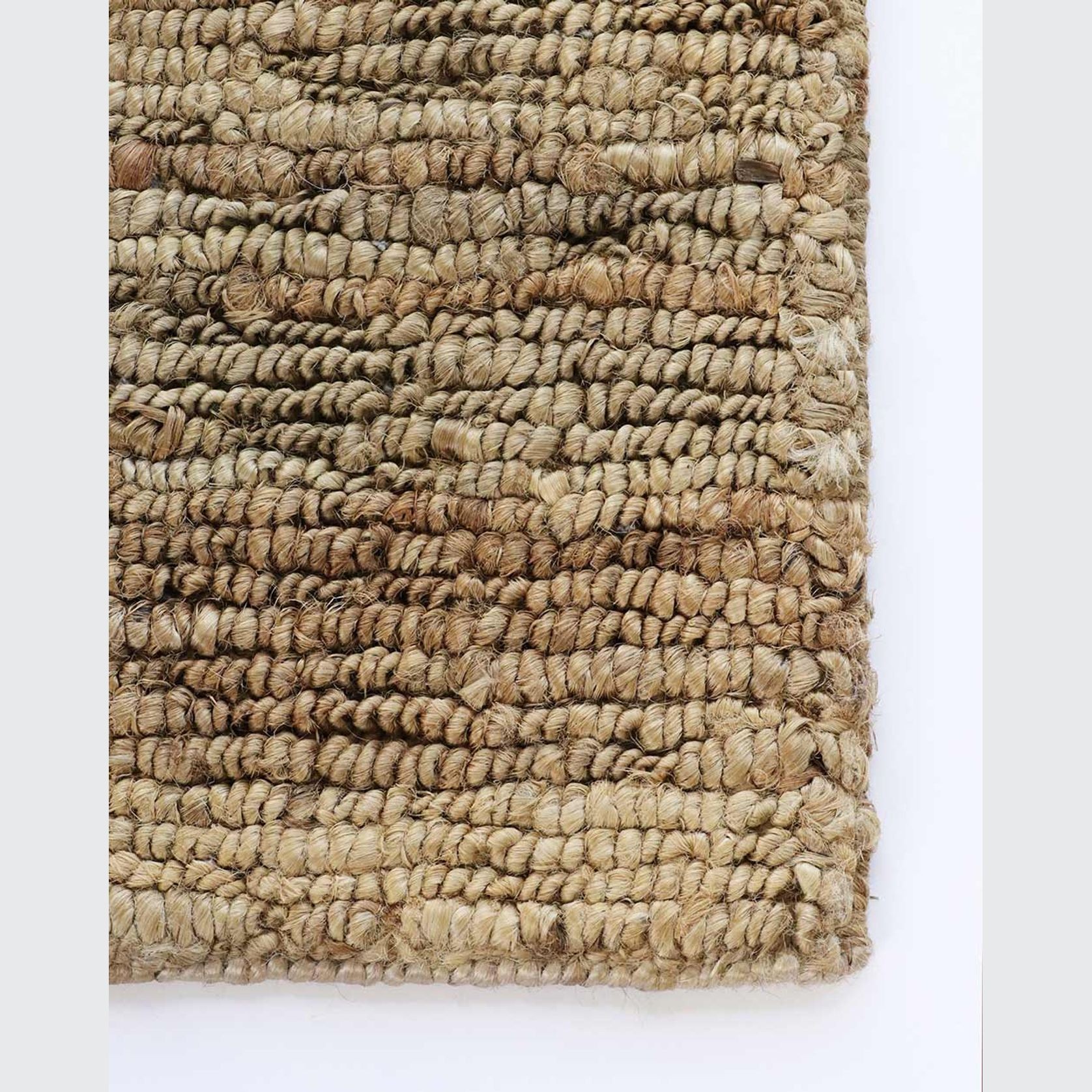 Baya Madagascar 100% Hemp Floor Rug - Natural Brown gallery detail image