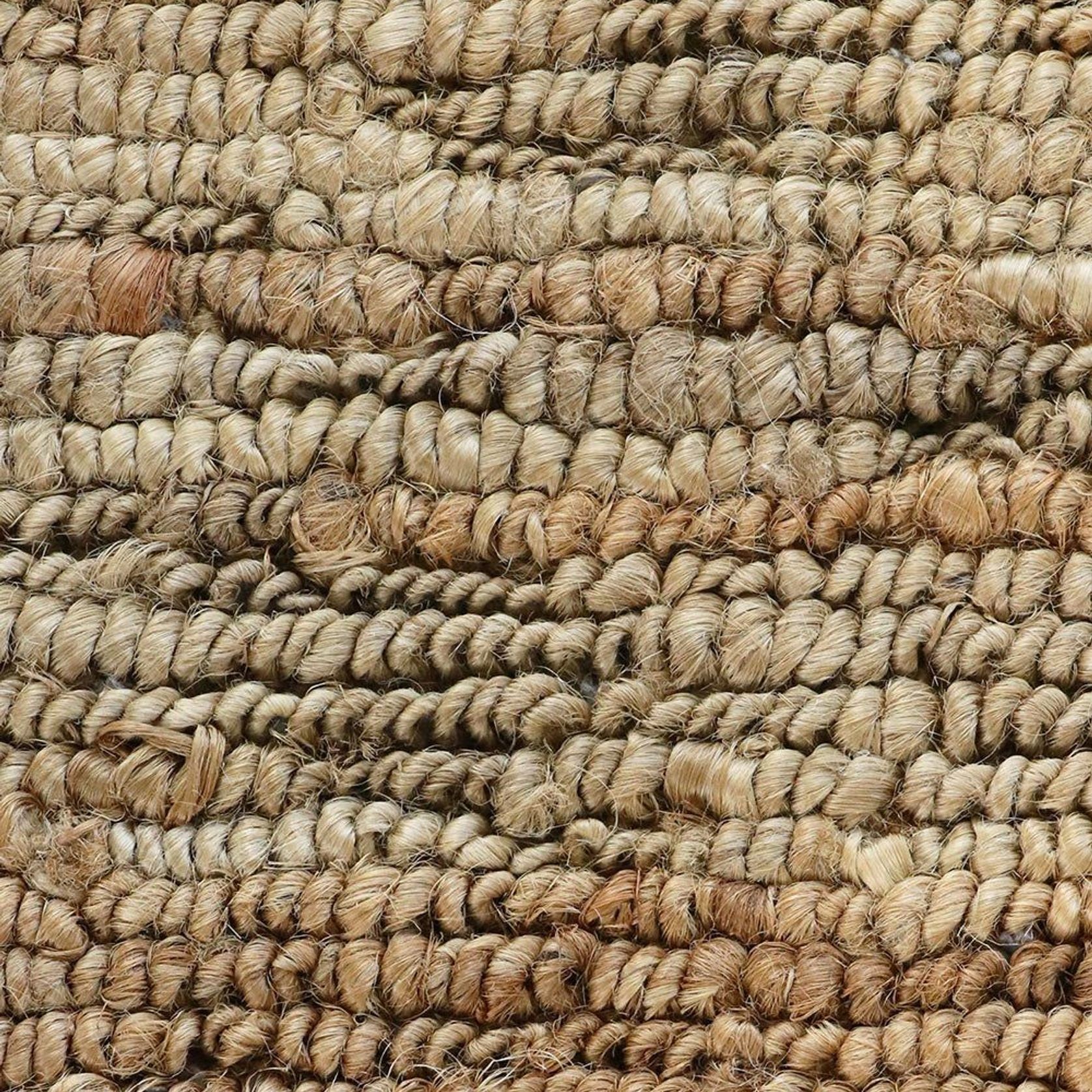 Baya Madagascar 100% Hemp Floor Rug - Natural Brown gallery detail image