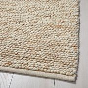 Mini Pebble Wool Jute Rug gallery detail image
