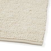 Mini Pebble Wool Jute Rug gallery detail image
