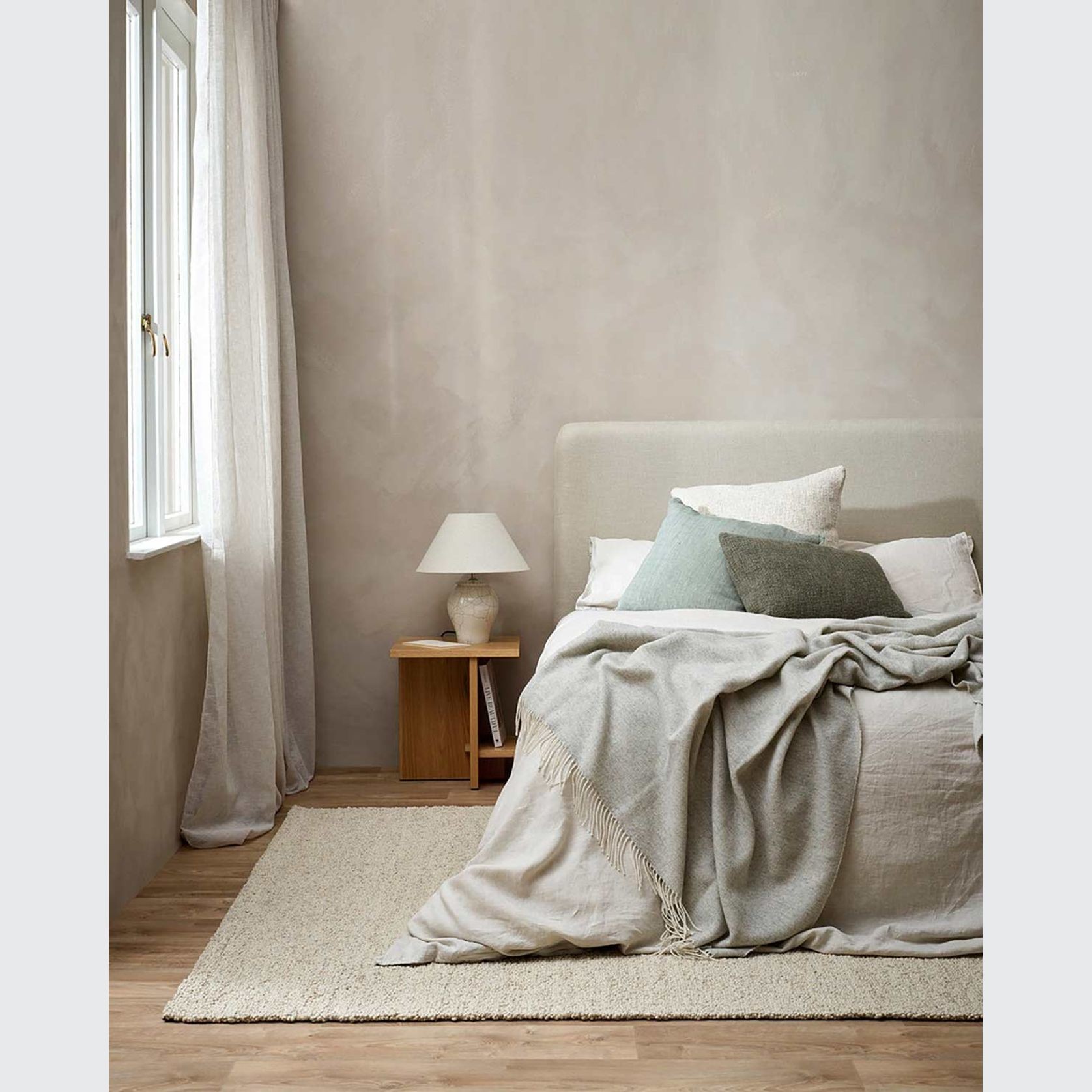 Baya Mt Somers Handwoven 100% Wool Rug - Acorn gallery detail image