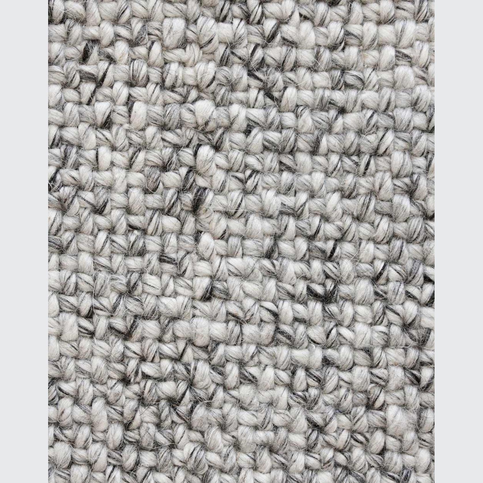Baya Nebraska Handwoven Textured Rug - Ash gallery detail image