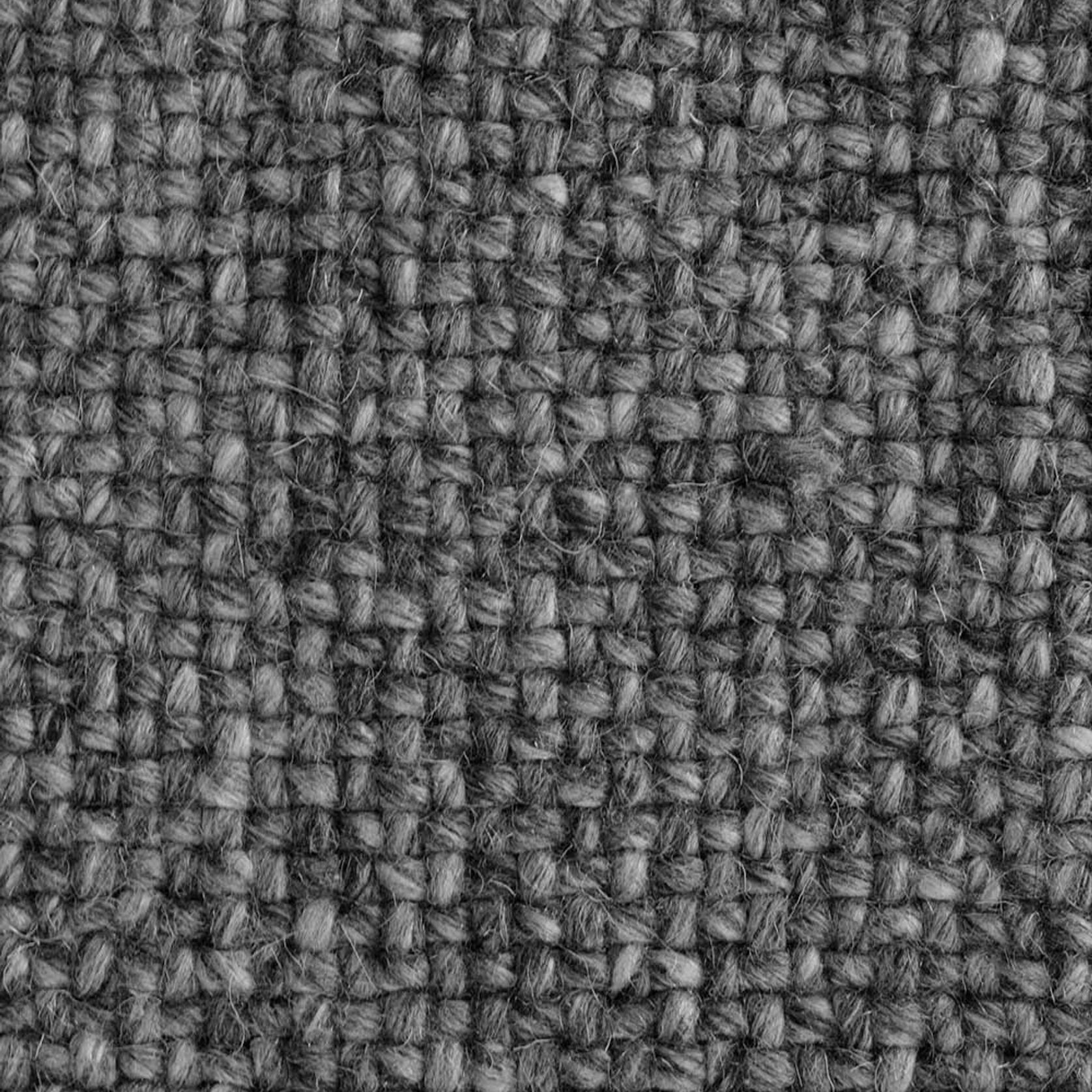 Baya Nebraska Handwoven Textured Rug - Charcoal gallery detail image