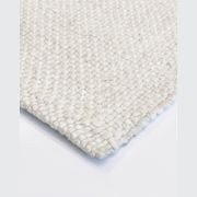 Baya Nebraska Handwoven Textured Rug - Natural White gallery detail image