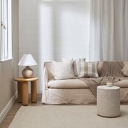 Baya Nebraska Handwoven Textured Rug - Natural White gallery detail image