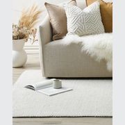 Baya Nebraska Handwoven Textured Rug - Natural White gallery detail image