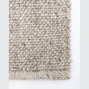 Baya Nebraska Handwoven Textured Rug - Pebble gallery detail image