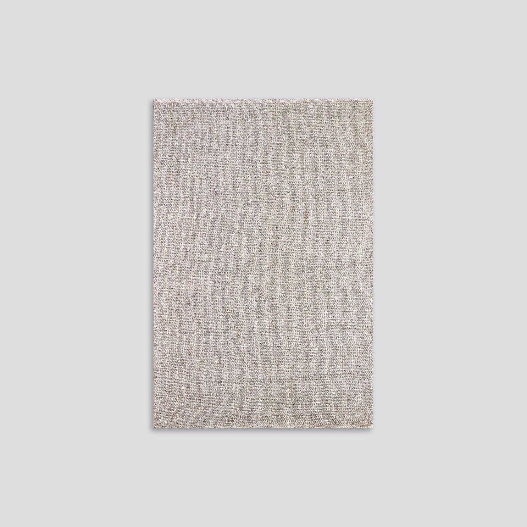 Baya Nebraska Handwoven Textured Rug - Pebble gallery detail image