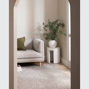 Baya Nebraska Handwoven Textured Rug - Pebble gallery detail image