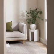 Baya Nebraska Handwoven Textured Rug - Pebble gallery detail image