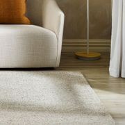 Baya Nebraska Handwoven Textured Rug - Pebble gallery detail image