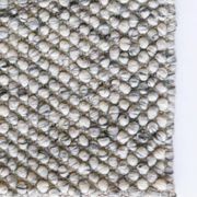 Baya Roxburgh Handwoven Loop Pile Rug - Flint Grey gallery detail image