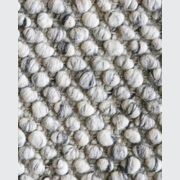 Baya Roxburgh Handwoven Loop Pile Rug - Flint Grey gallery detail image