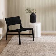 Baya Roxburgh Handwoven Loop Pile Rug - Flint Grey gallery detail image