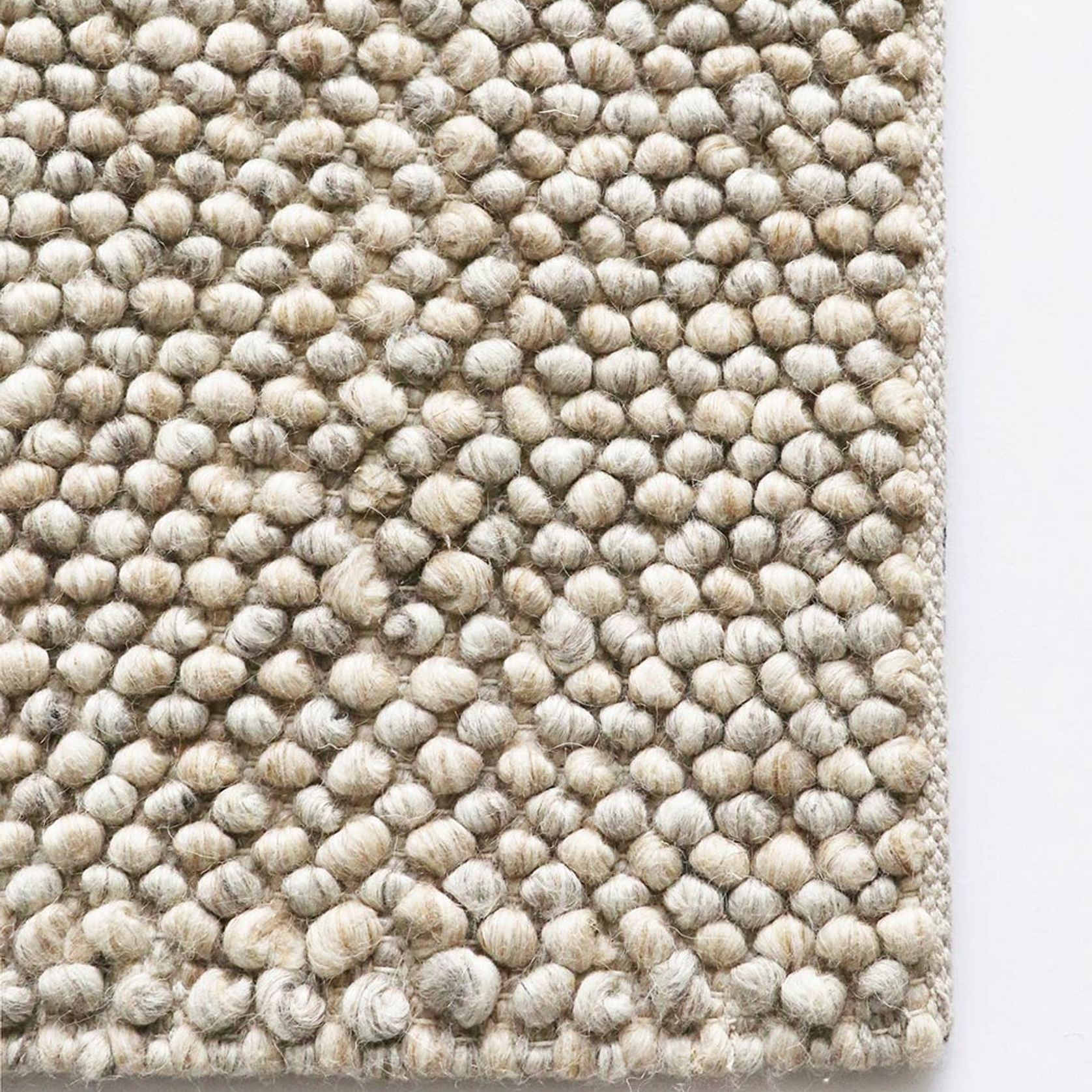 Baya Roxburgh Handwoven Loop Pile Rug - Parchment gallery detail image