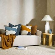 Baya Roxburgh Handwoven Loop Pile Rug - Parchment gallery detail image