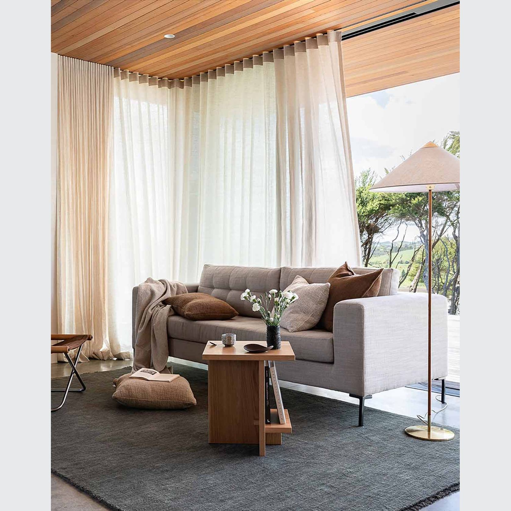 Baya Sandringham 100% NZ Wool Rug - Forest gallery detail image