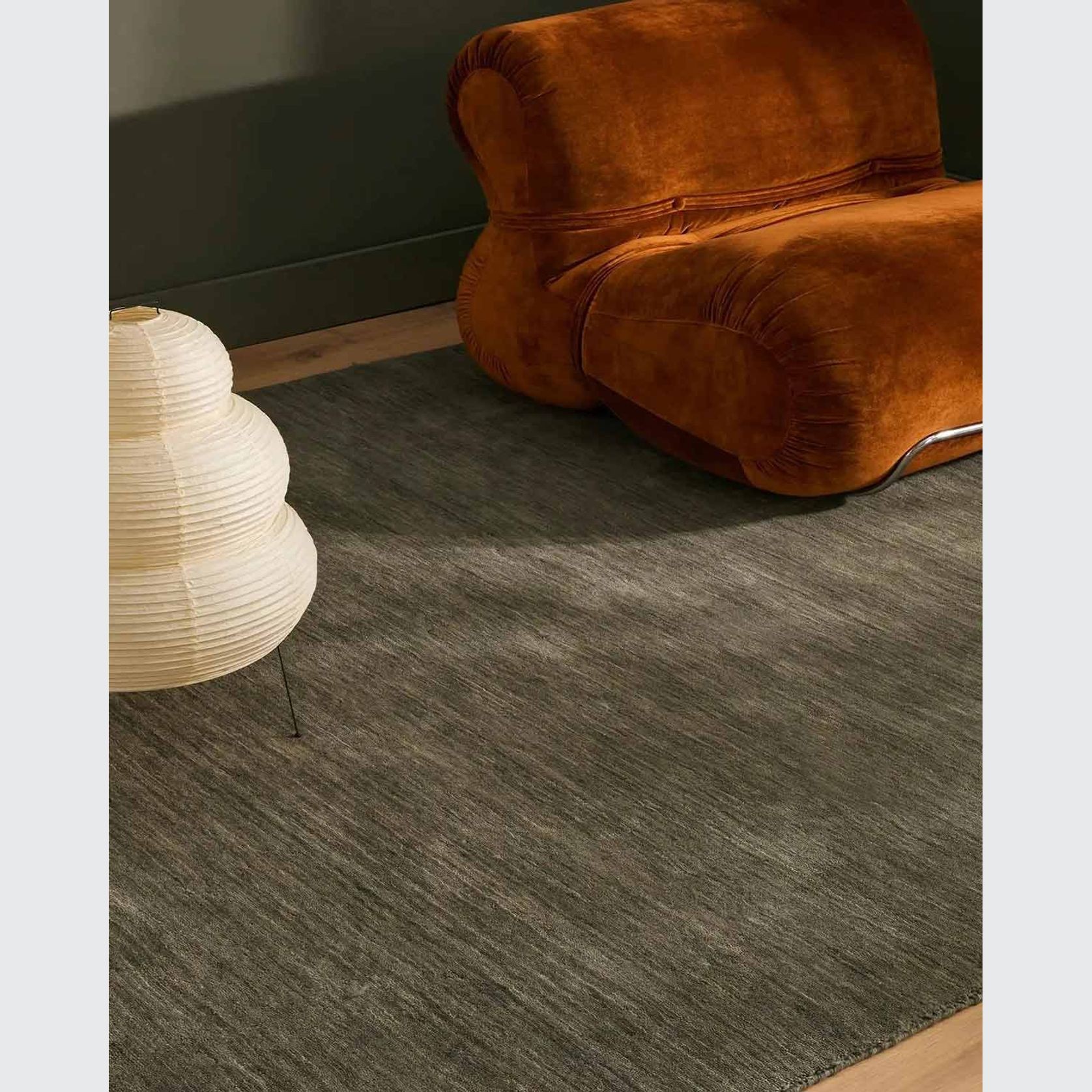Weave Home Silvio Floor Rug - Flint | NZ Wool | Two Sizes gallery detail image