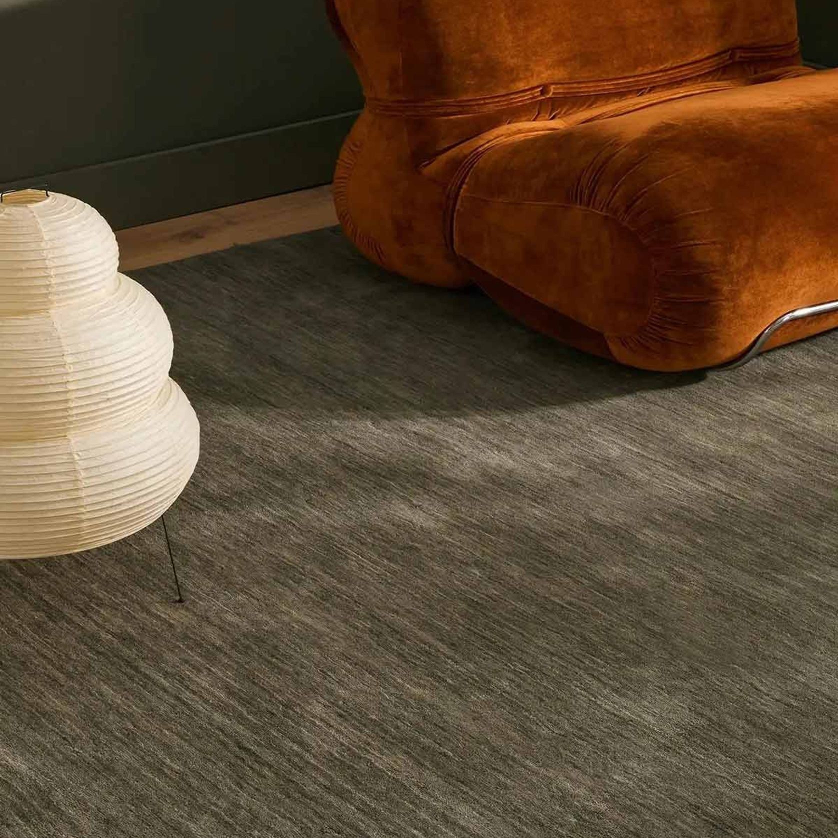 Weave Home Silvio Floor Rug - Flint | NZ Wool | Two Sizes gallery detail image