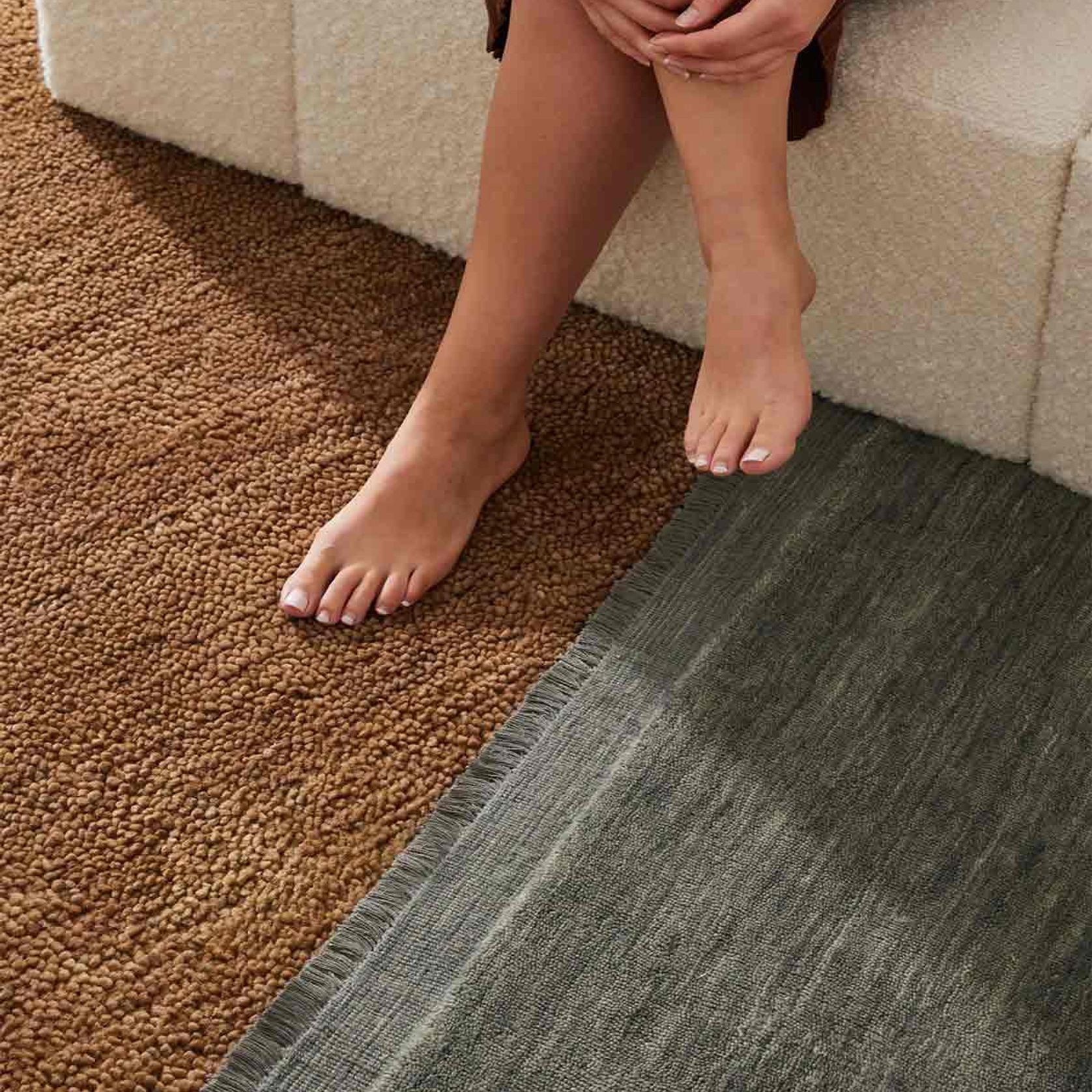 Weave Home Silvio Floor Rug - Fog | NZ Wool | Two Sizes gallery detail image