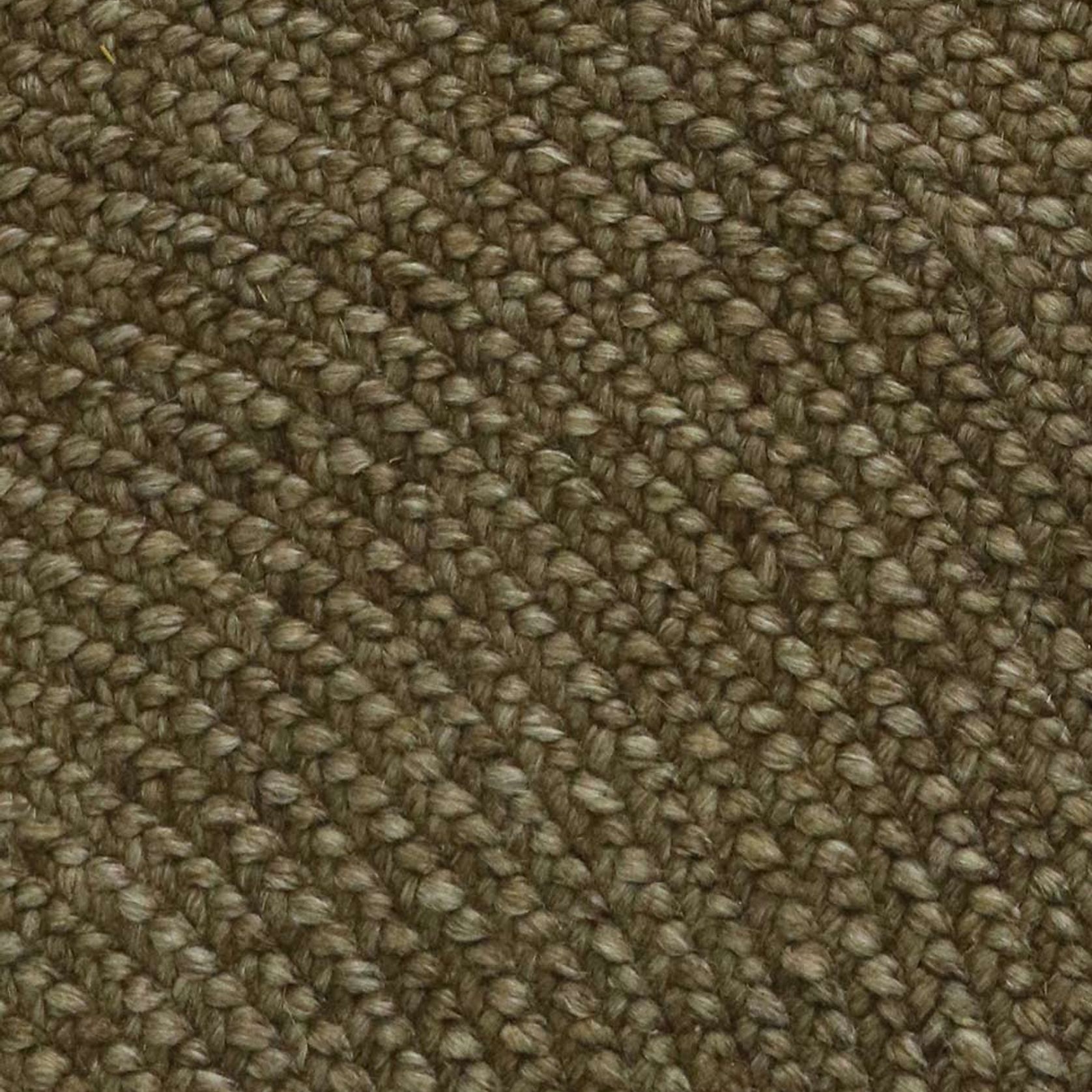 Baya Tairua Handbraided Circular Rug - Moss Green gallery detail image