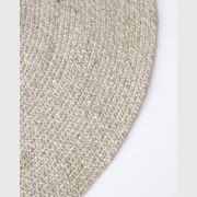 Baya Tairua Handbraided Circular Rug - Natural/Straw gallery detail image
