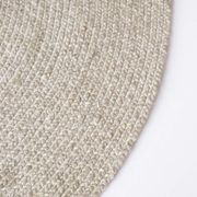 Baya Tairua Handbraided Circular Rug - Natural/Straw gallery detail image