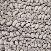 Baya Wanaka Handwoven Loop and Cut Pile Rug - Light Grey gallery detail image