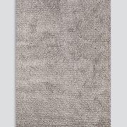 Baya Wanaka Handwoven Loop and Cut Pile Rug - Light Grey gallery detail image