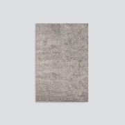 Baya Wanaka Handwoven Loop and Cut Pile Rug - Light Grey gallery detail image