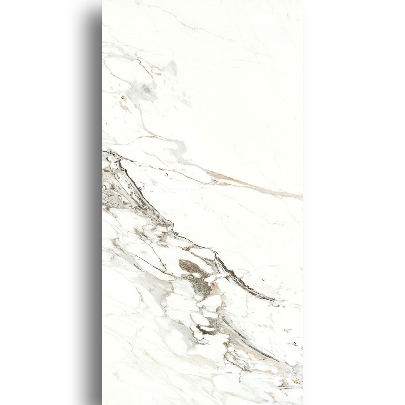 Carrara Lilac White Porcelain Tile 900x1800 gallery detail image
