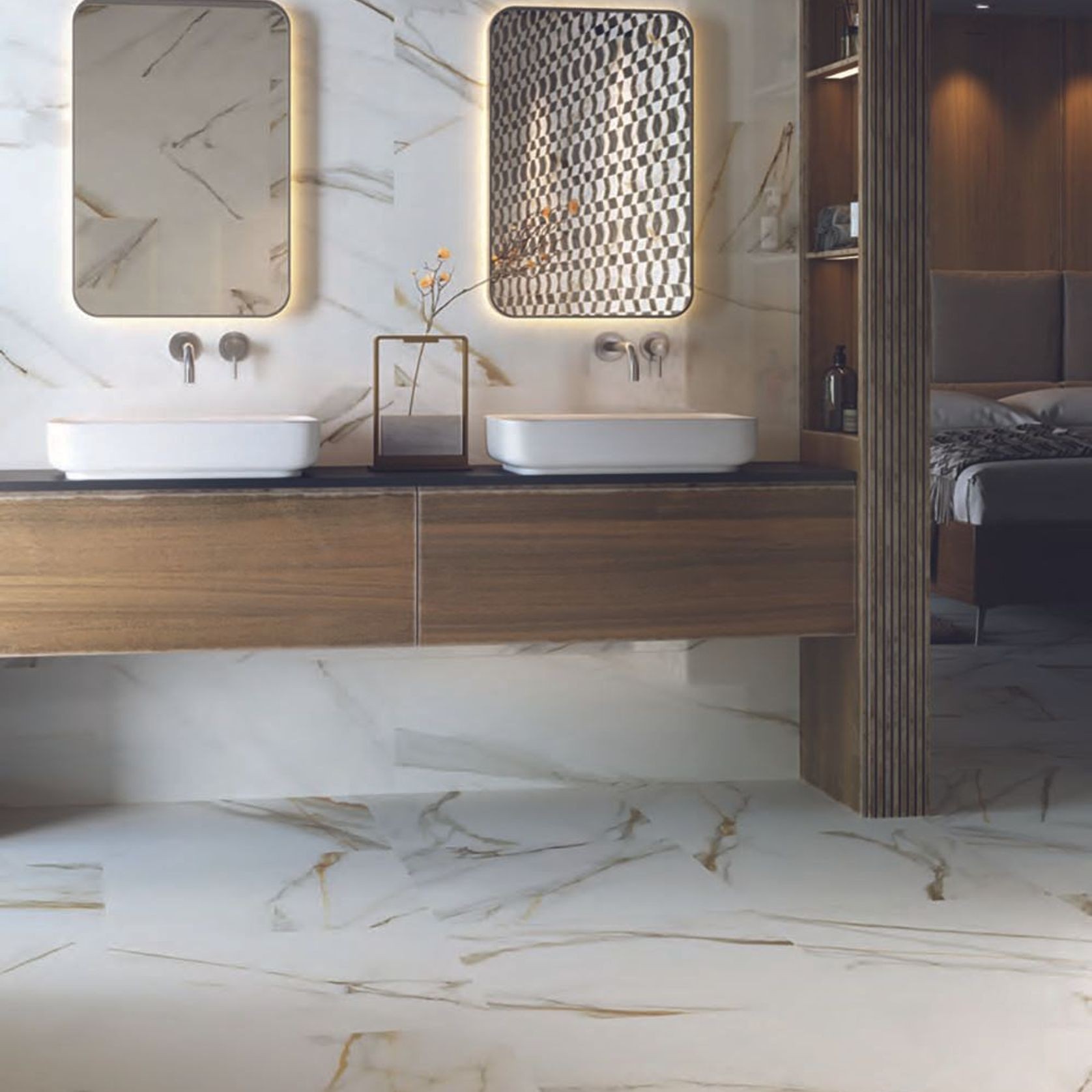 Calacatta Gold Porcelain Tile by Colorker gallery detail image