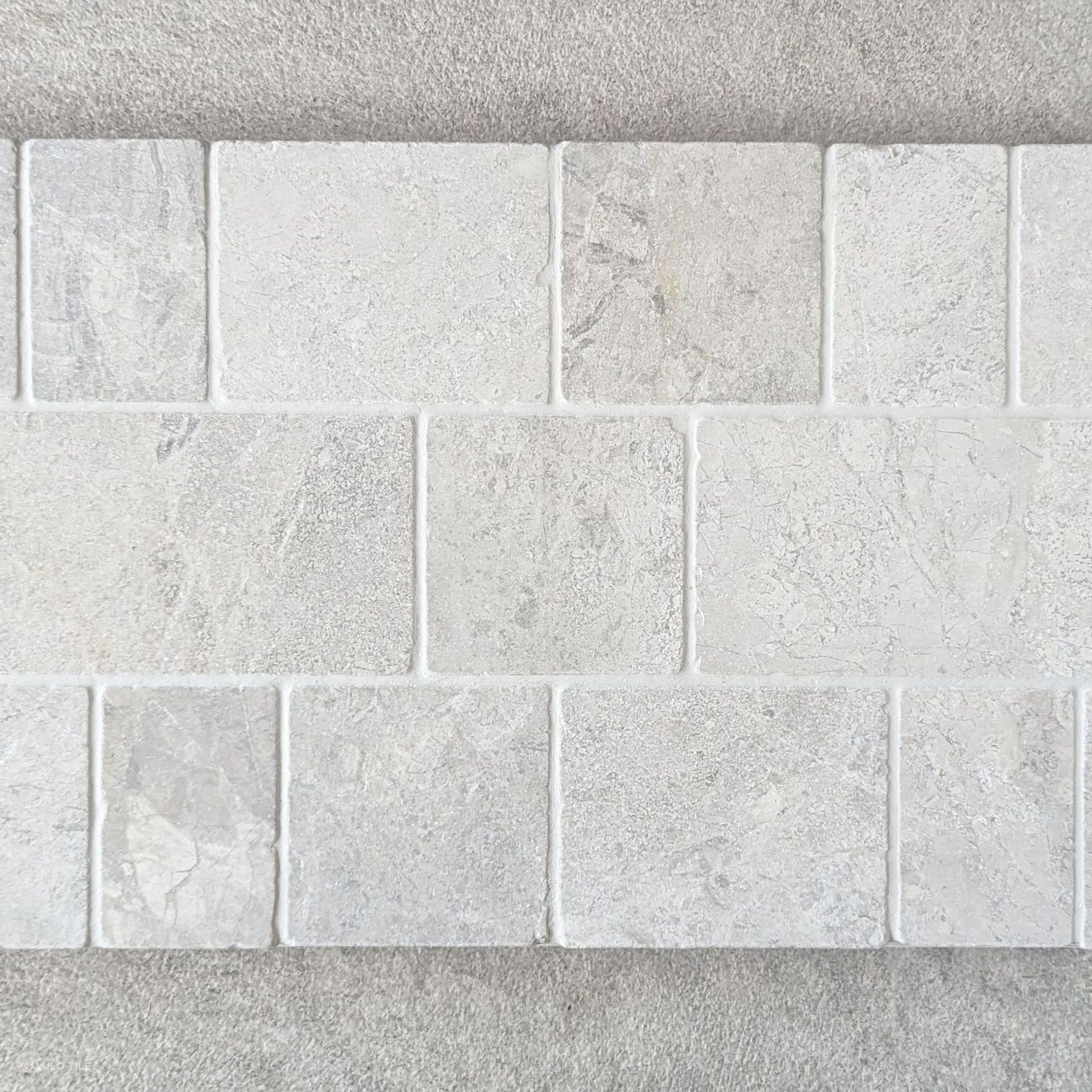 Baracoa Tumbled Mosaic - Tundra gallery detail image