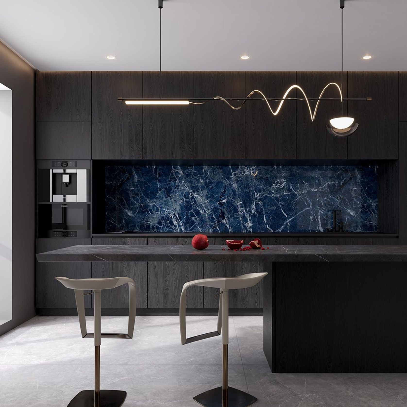 Baikal Blue Polished 1200x2700 gallery detail image