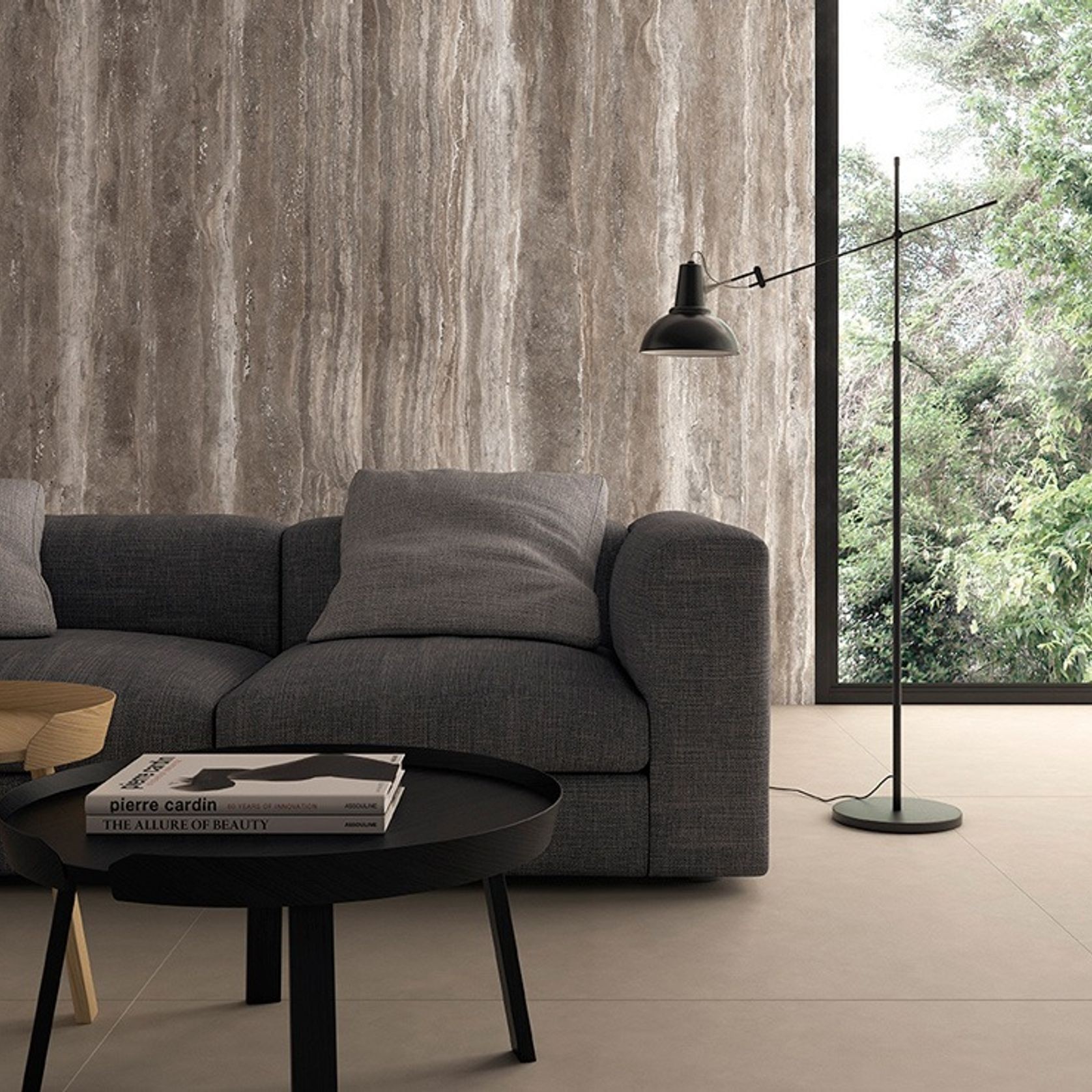 Xtra Geo Gris 6mm Floor & Wall Tile Slab gallery detail image