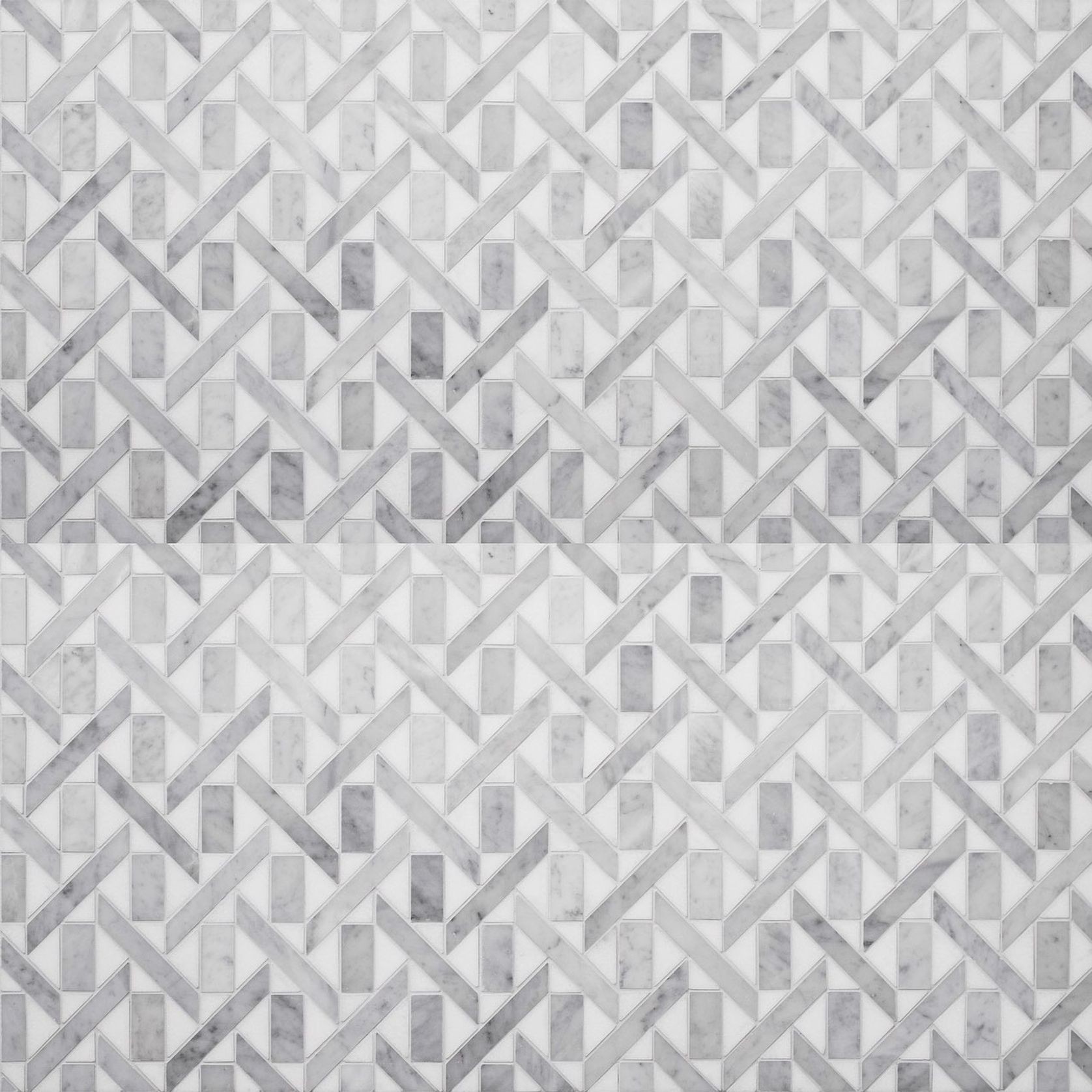 Labyrinth Oblique Carrara & Thassos Marble By Steve Cordony gallery detail image