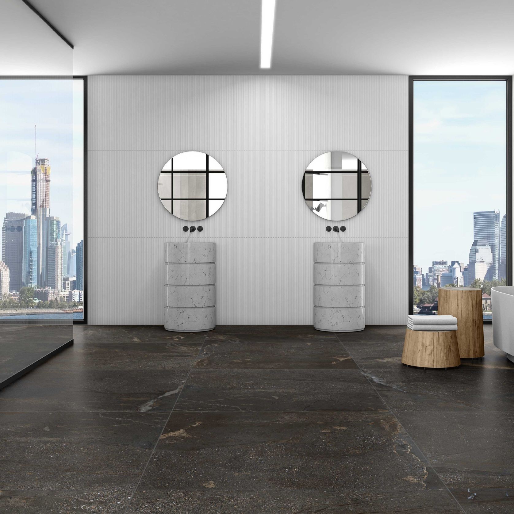 Mainstone Graphite Floor & Wall Tiles gallery detail image